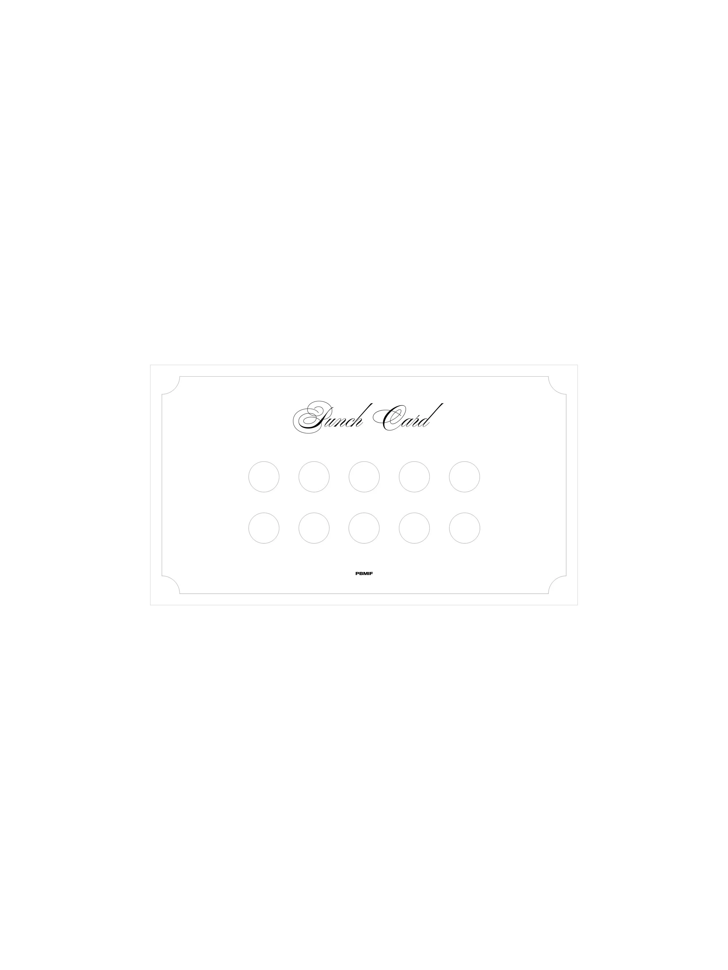 Digital Punch Card (Borderless)