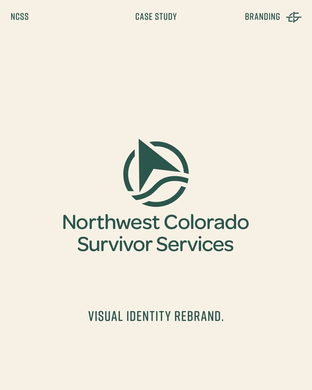 Northwest Colorado Survivor Services does some of the most important work in the NW Colorado region. 
Their old brand wasn&rsquo;t reflecting that.

Visually cluttered. Hard to read. No connection to their mission or the people they serve. The previo