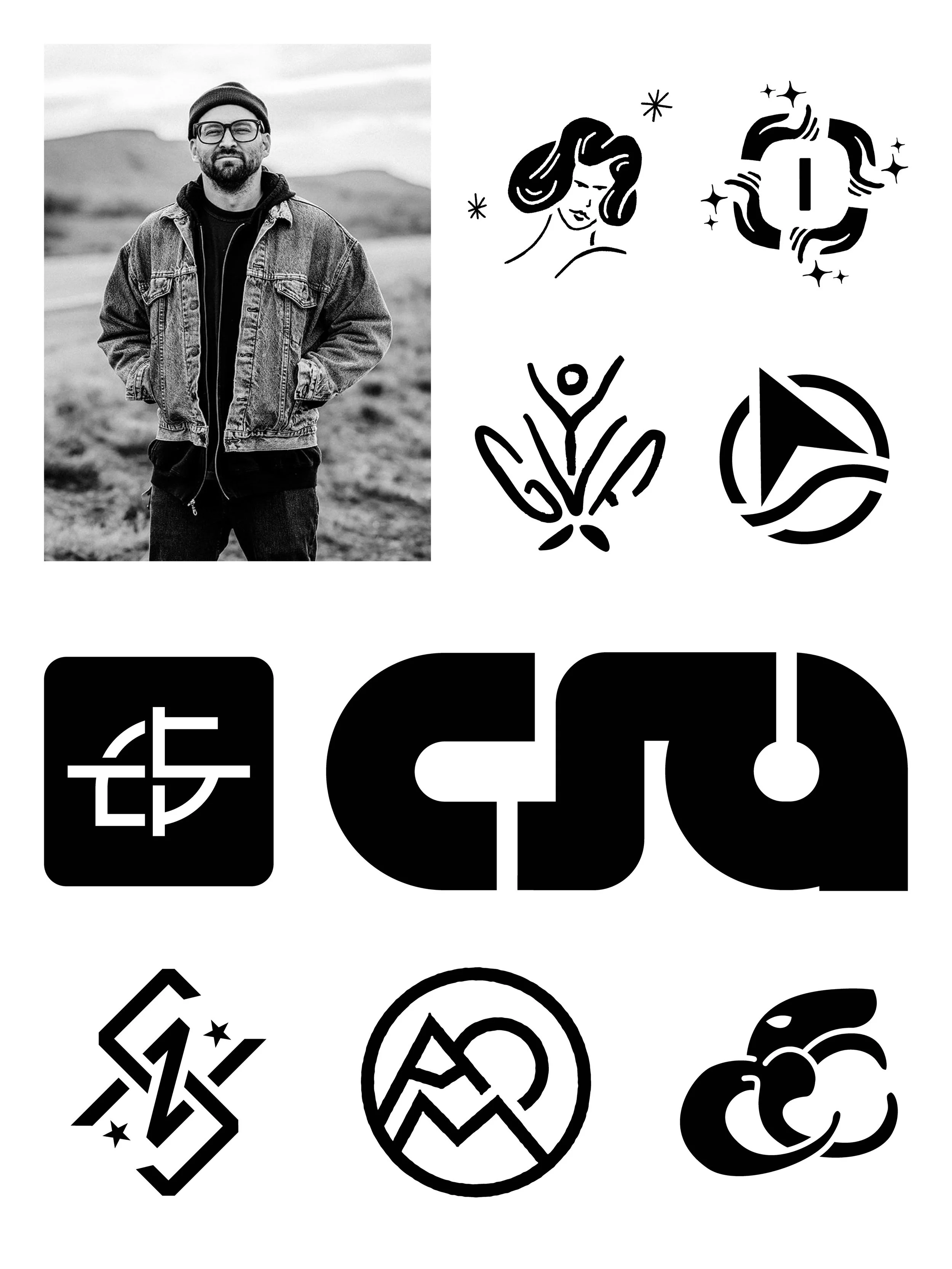 You don&rsquo;t really see your own marks until you stack them next to each other!

Finally jumping into the @logoarchive trend. 

Pulling these together from the last couple months was the first time I saw the work as a body, not just one-offs sitti