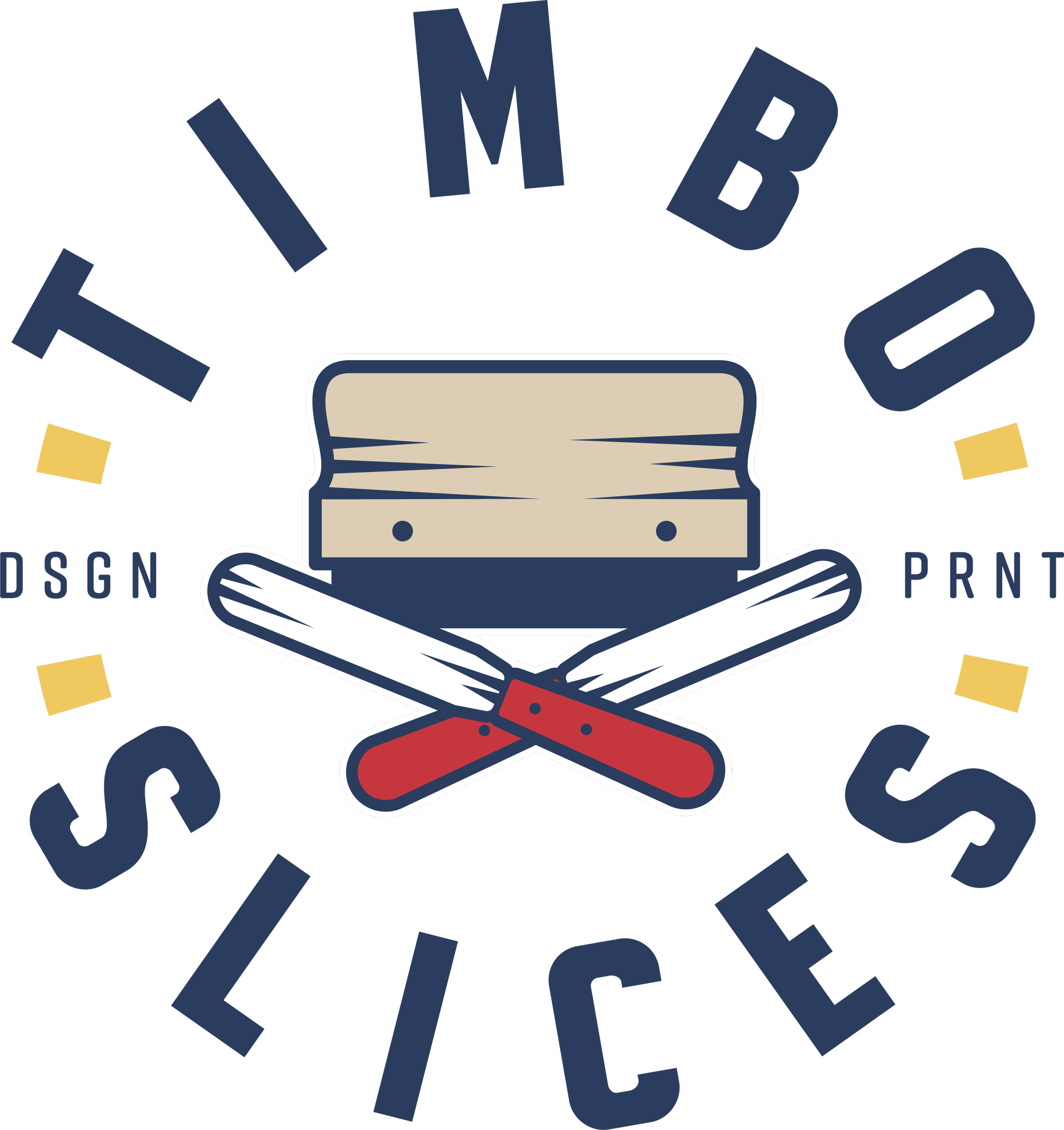 Logo featuring a chef's knife crossed with a spatula in front of a grill, with large text reading "TITOMBO" and smaller text "Digital Design Print" surrounding it.