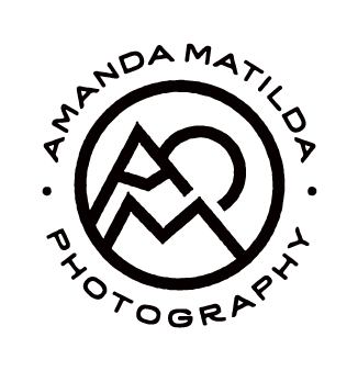 Amanda Matilda Photography AMP Monogram with type around a circle