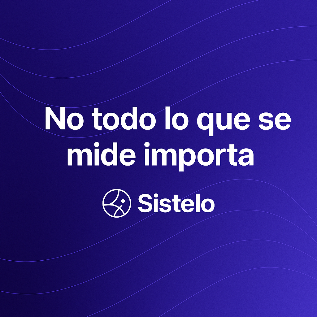 No todo lo que se mide importa