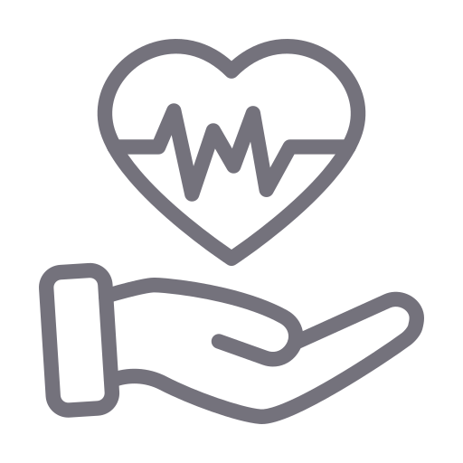 Ícono del sector salud, representando instituciones médicas que Sistelo acompaña con soluciones tecnológicas para gestión y automatización.