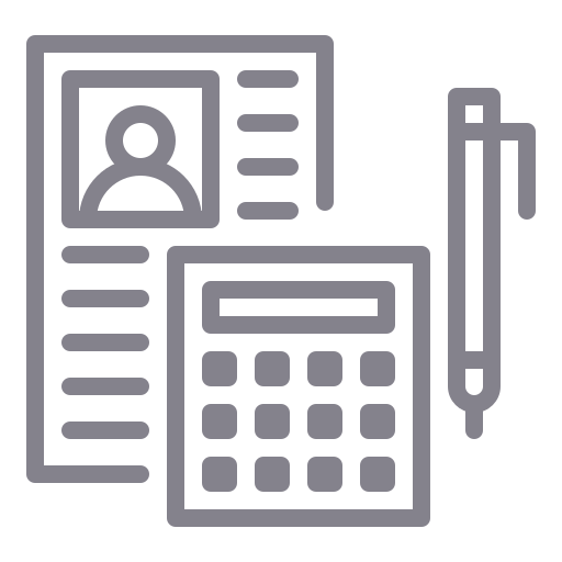 Ícono de nómina y gestión de personal, representando los procesos de pagos y recursos humanos que Sistelo ayuda a automatizar con tecnología útil.