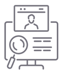 Ícono de plataforma de rh, representando HRIS, HCM y soluciones de HR Tech. Sistelo ayuda a líderes de RRHH y tecnología a integrar, seleccionar o delegar el desarrollo de sistemas no prioritarios, para que el equipo interno se enfoque en su core.