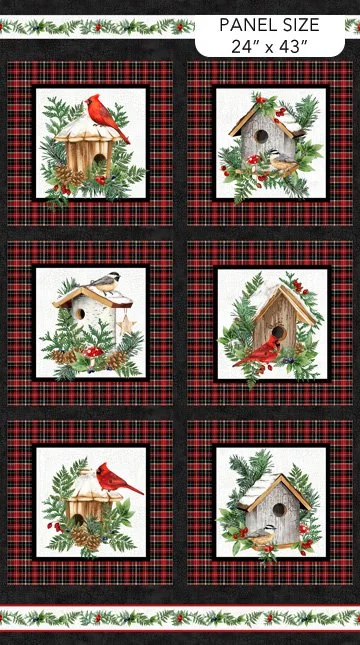 Winter Song Birdhouse Panel DP27800-99