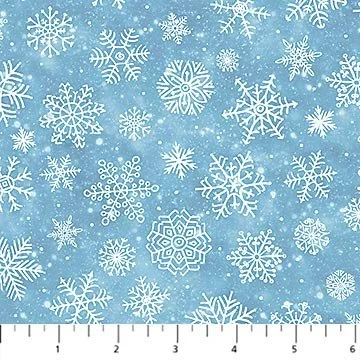 Silent Night Snowflakes 25390-44