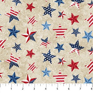 Stars & Stripes Beige 24288-12
