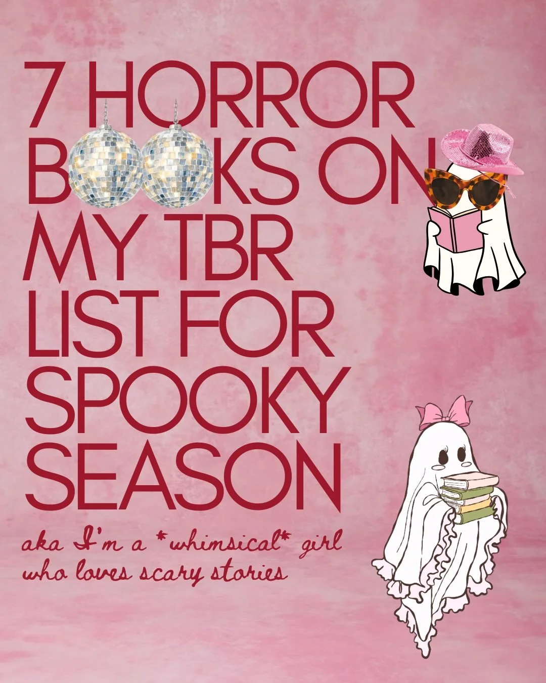 Whimsical girls love horror books [This post was NOT created using AI. The hours I spent drafting the book, writing the copy and sourcing images heavily negates that @instagram]! 

It&rsquo;s spooky season, so I&rsquo;m sharing my TBR list featuring 