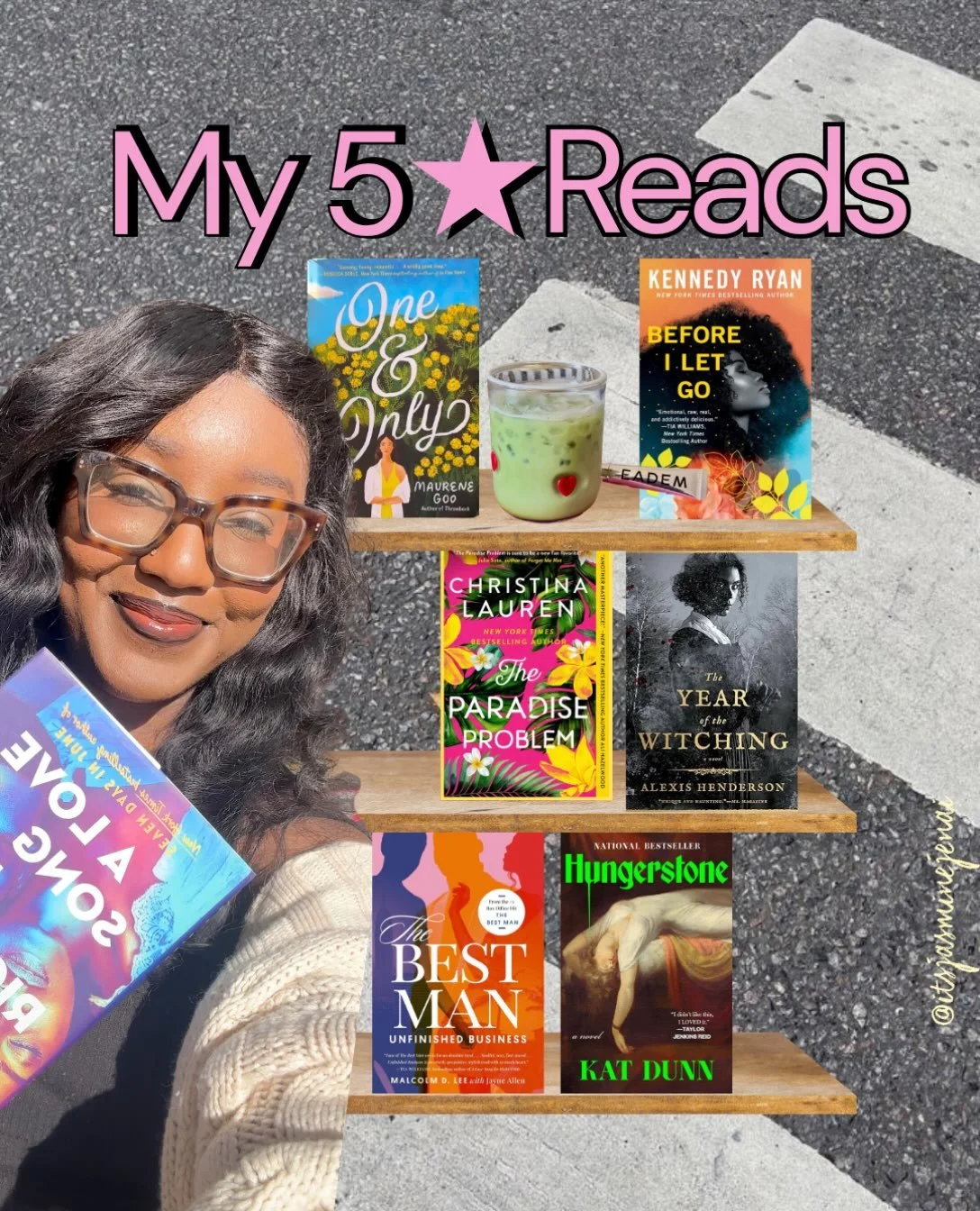 Bookish girls have favorite reads 📚

1. One &amp; Only by @maurenegoo 
2. Before I Let Go @kennedyryan1 
3. The Paradise Problem by @christinalauren 
4. The Year of the Witching by @lexish 
5. The Best Man by @malcolmdlee @jayneallenwrites 
6. Hunge