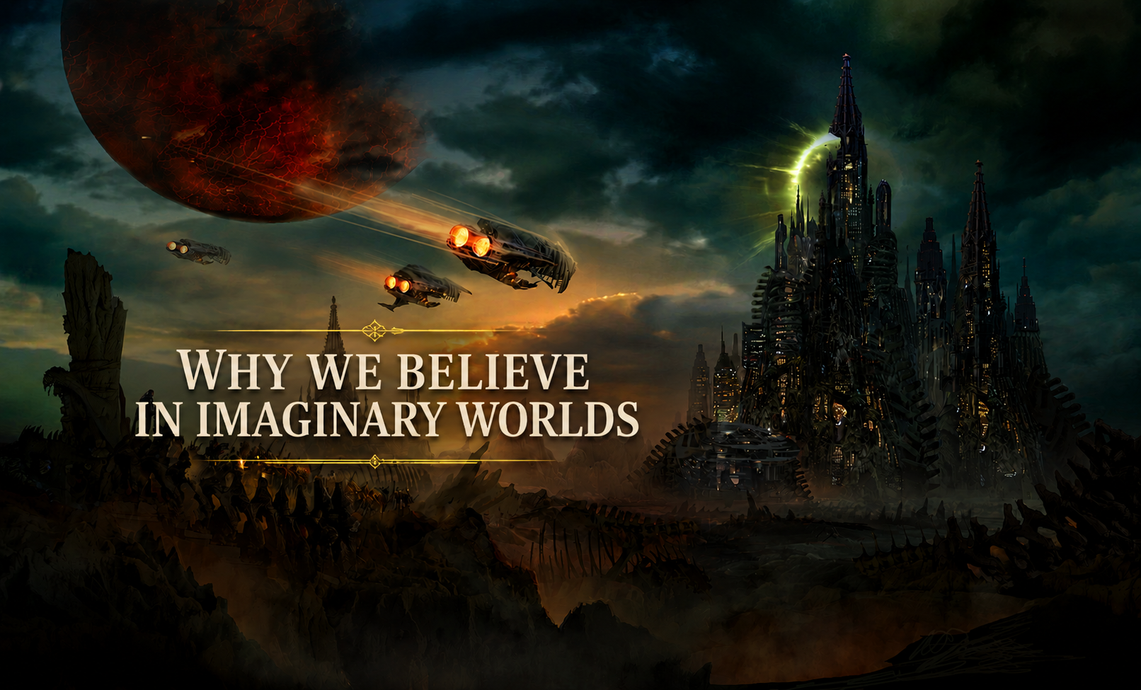 Why We Believe Imaginary Worlds