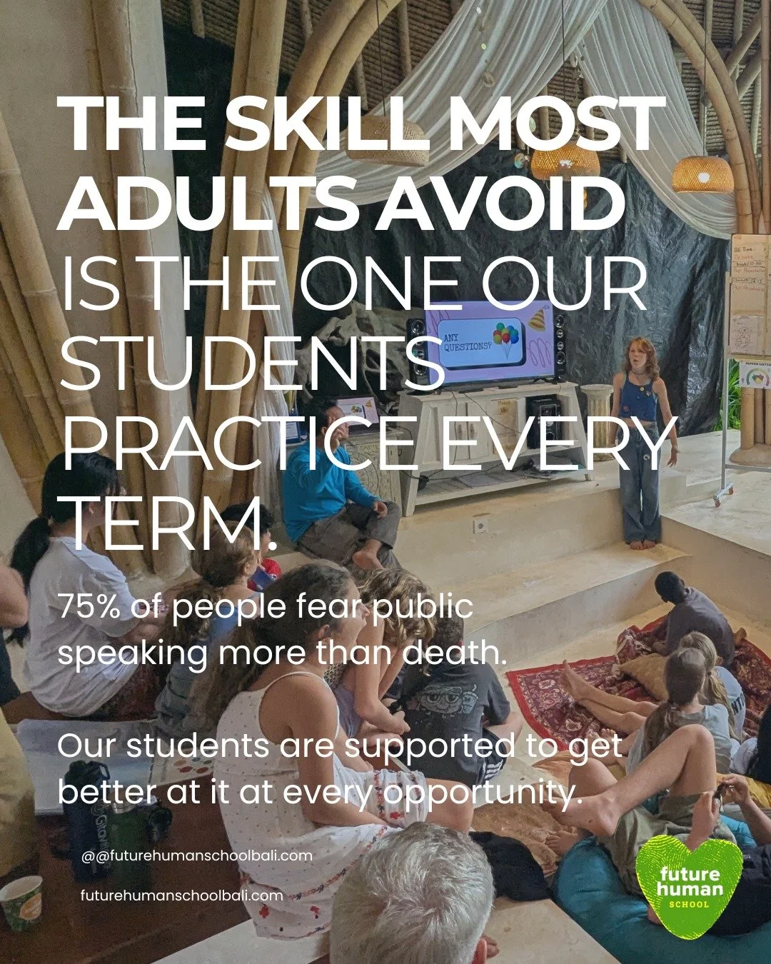 What project would your child explore - and present?

Enrolment open. tinyurl.com/FHSBali