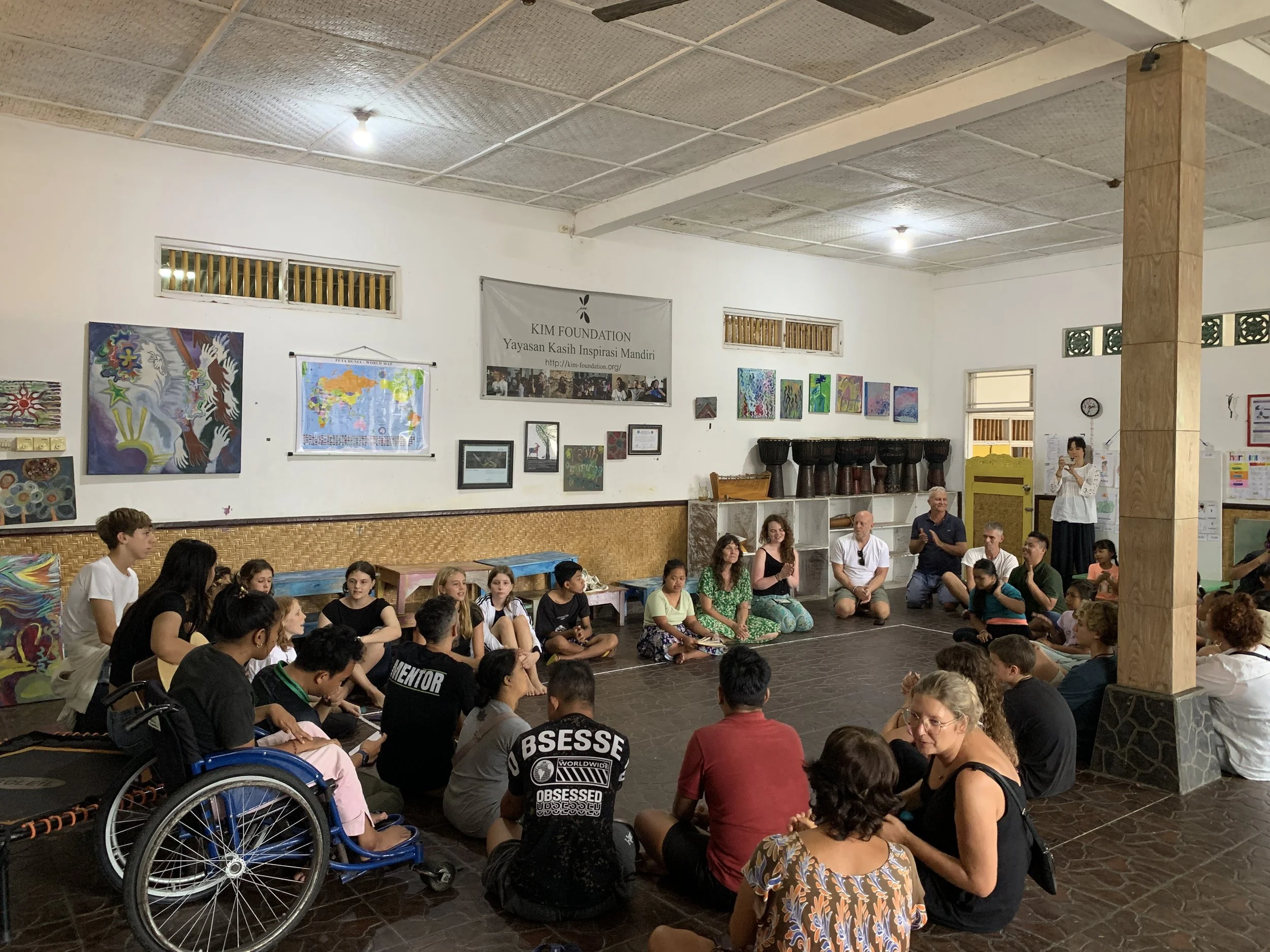 Termly Village Day to help out at Sari Hati special school