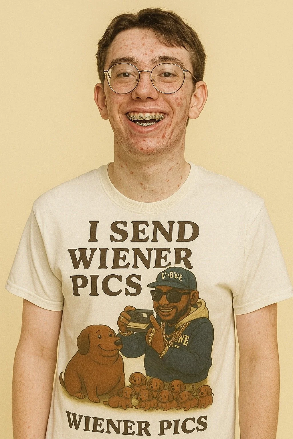 BWE BIG WIENER SELECTS
You can’t swing that BWE in the same crusty tee all week. Stock the rotation. Stay glizzy’d up. Let your closet do what your wiener’s been doing for years: impressing strangers.