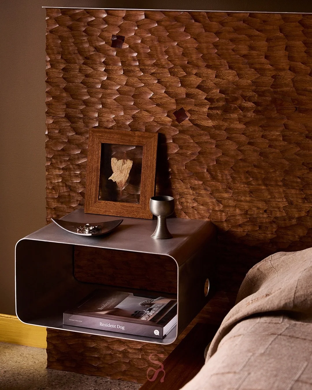 Featuring our most ambitious sculpted piece yet &ldquo;Where Dreams Subside&rdquo; ~ a three-metre timber bedhead made its debut on @vogueliving last week! 

Crafted from reclaimed wharf timbers we signed custodianship with @revival_sustainable_pract