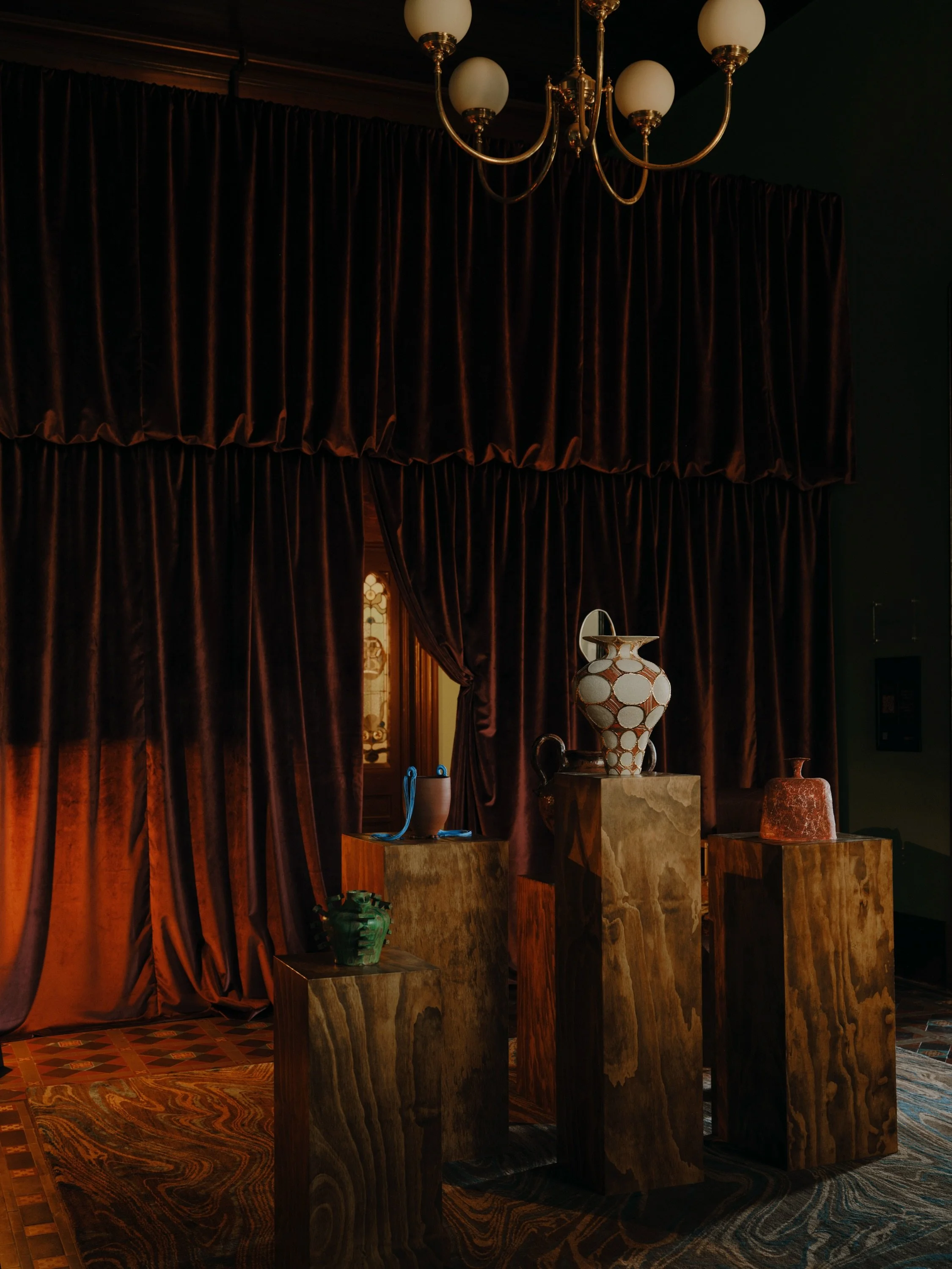 &bull;SYNTHESIS&bull; 

Synthesis is an immersive interior installation curated by Ruby Shields, principal of Studio Shields, with a collection of 48 Australian artists, makers &amp; designers. 

Synthesis explores the emotional capacity of space; ho