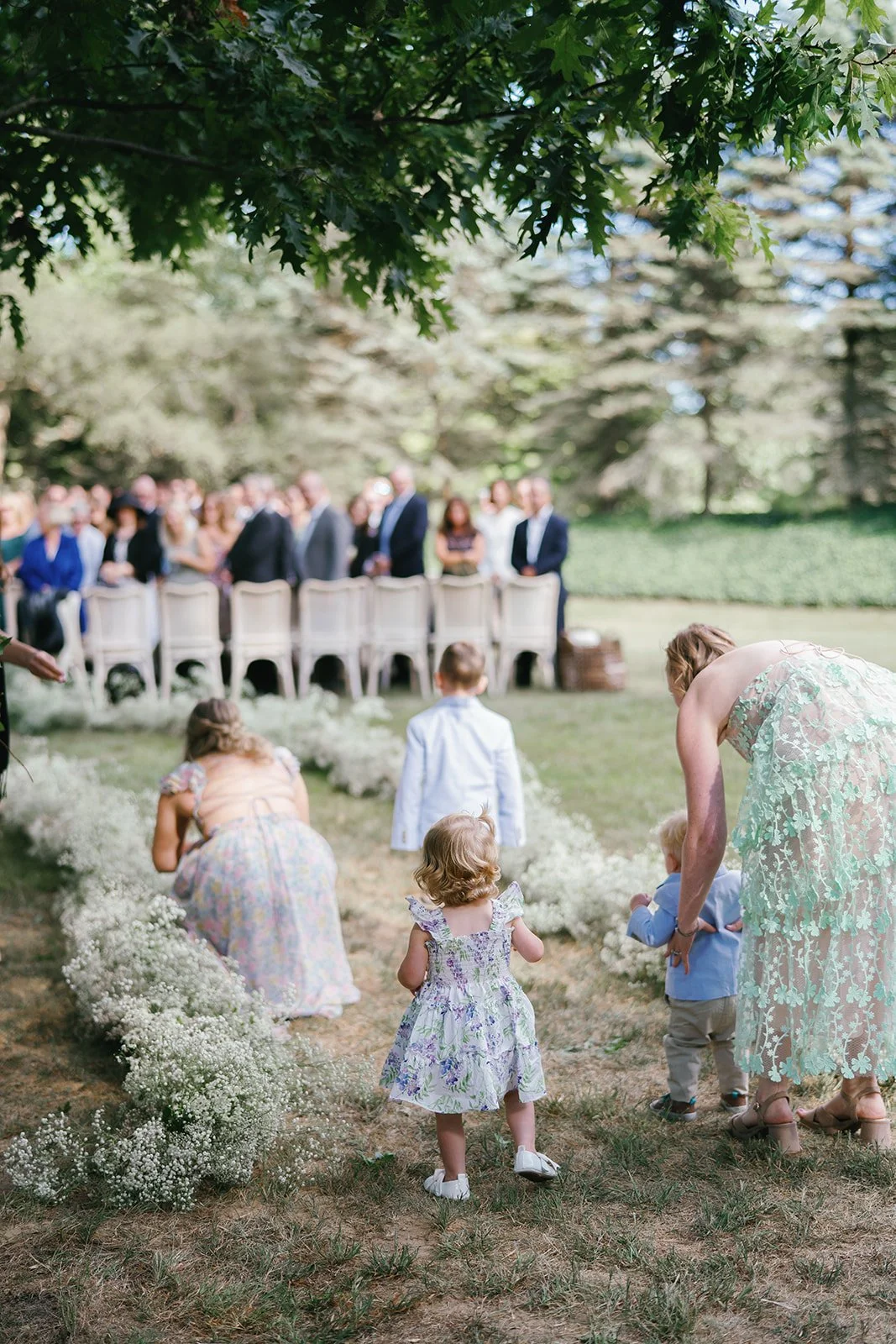 Garden Ceremony at Private Estate | Southwest Michigan Wedding