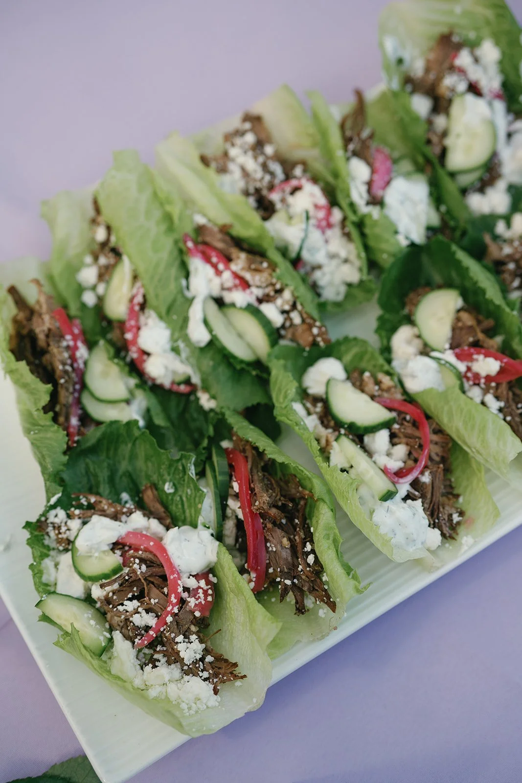 Thai Lettuce Wrap Appetizers | Michigan Wedding Catering