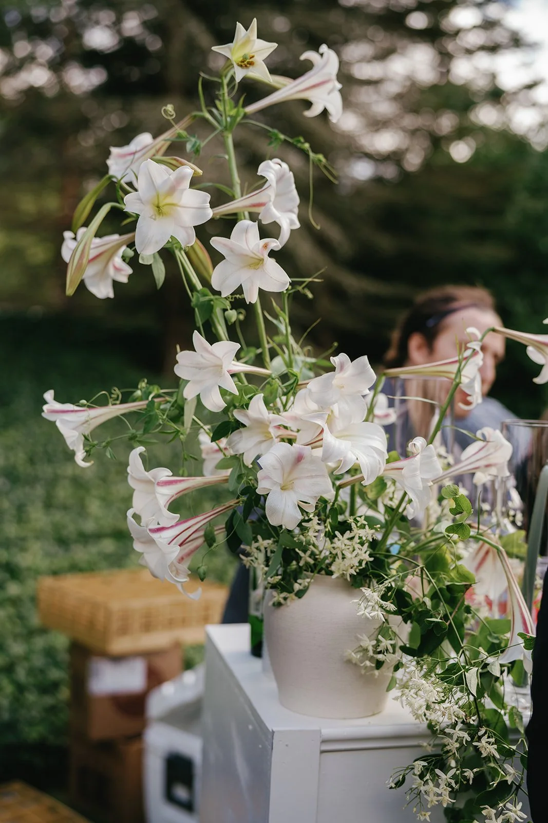Hyssop Floral Wedding Arrangement | Benton Harbor Michigan