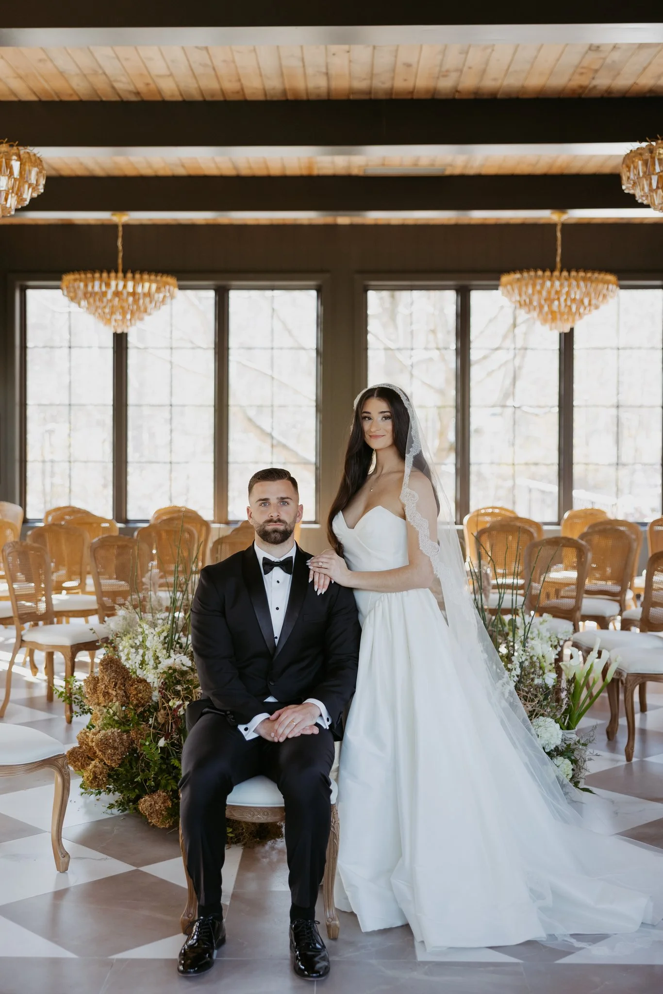 Bride and Groom Portrait | Michigan Wedding Styled Shoot