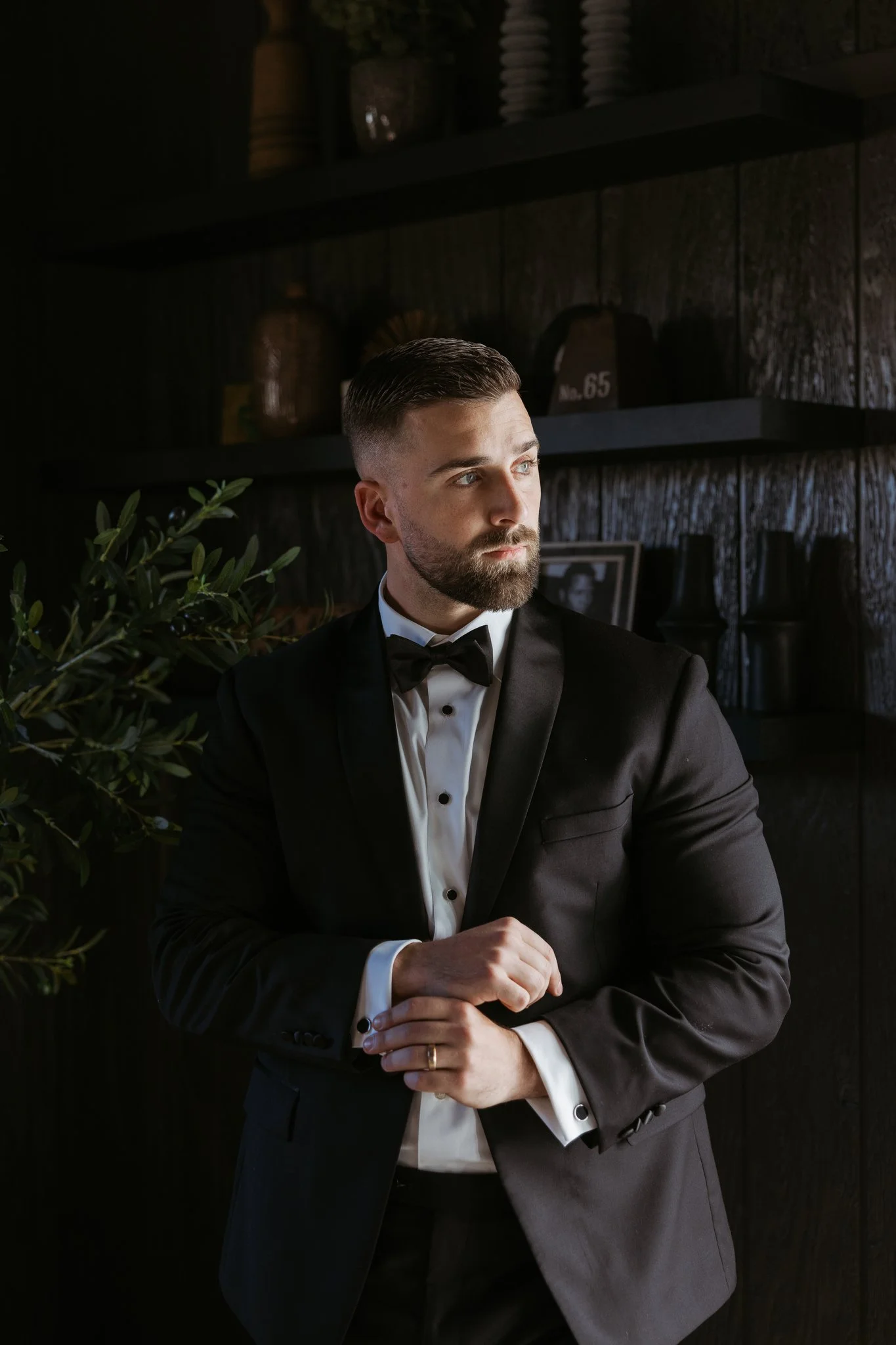 Groom Portrait | Modern Michigan Wedding Style
