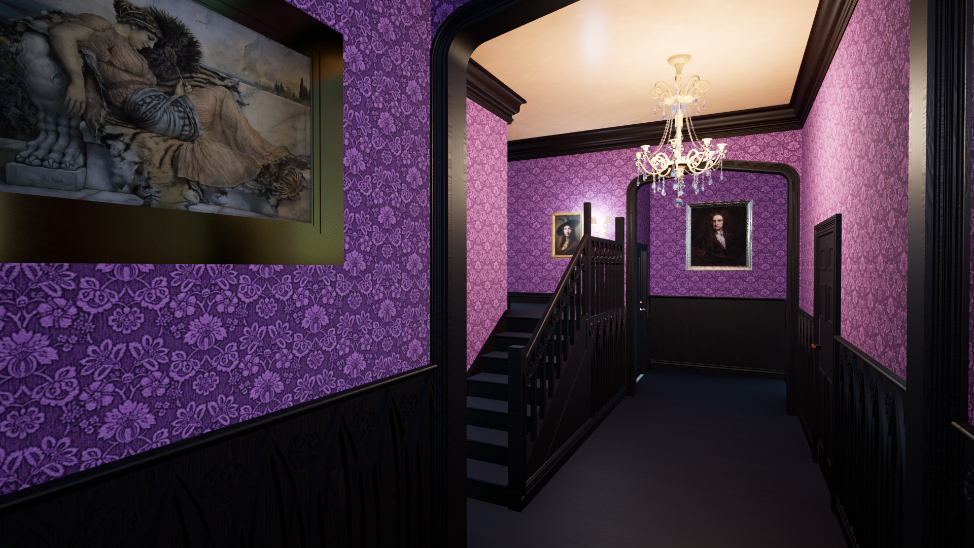 INT. HALLWAY - NIGHT