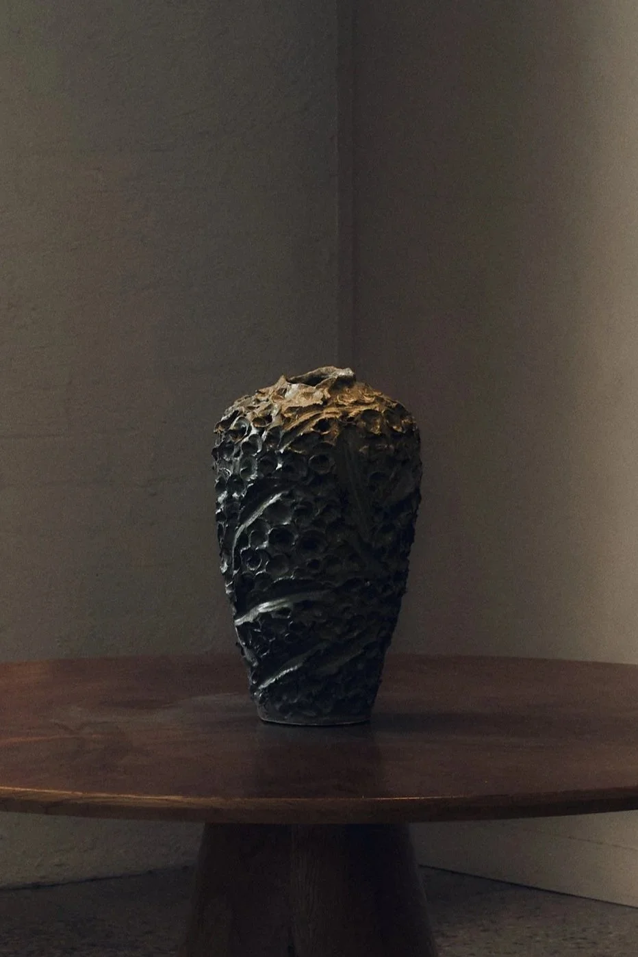 Copper green vase,  2026, Sarah Nedovic