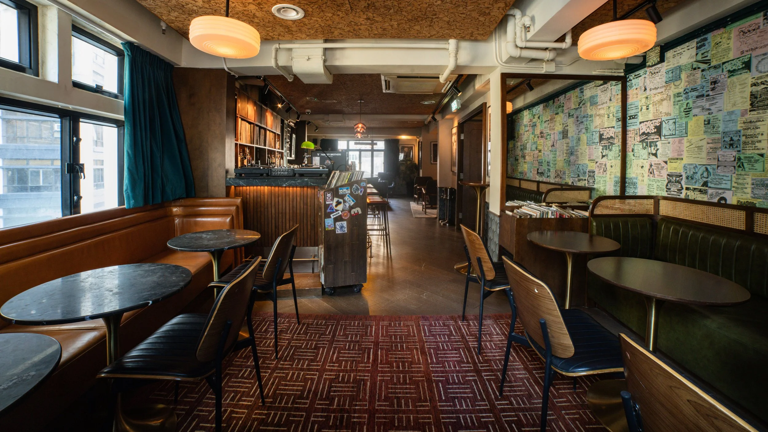 Frank's Record Lounge - vinyl focussed lounge for aperitivo cocktails, deep DJ cuts, and elevated Italian vibes with a living room house party feel.