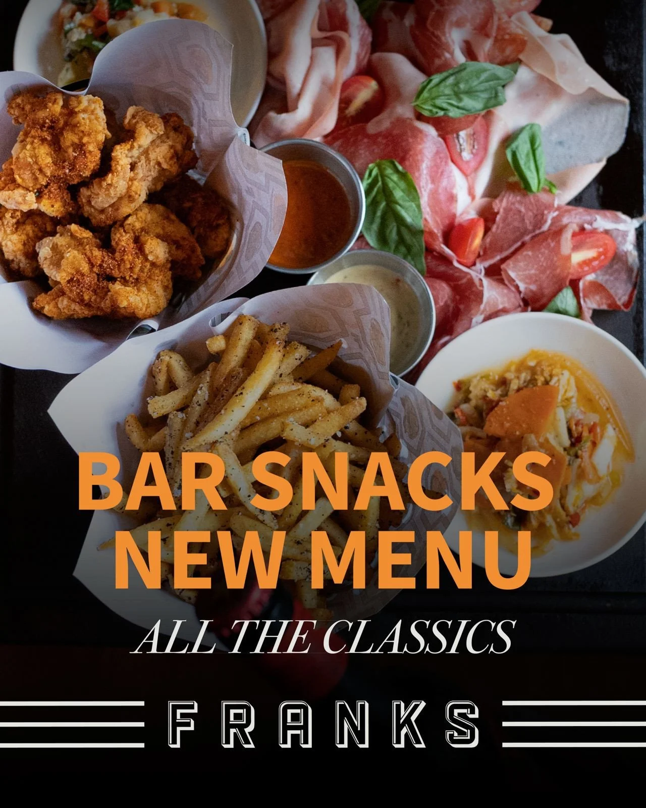 New Bar Snack Menu ⁠
⁠
Available all day everyday, swipe to see whats on offer.