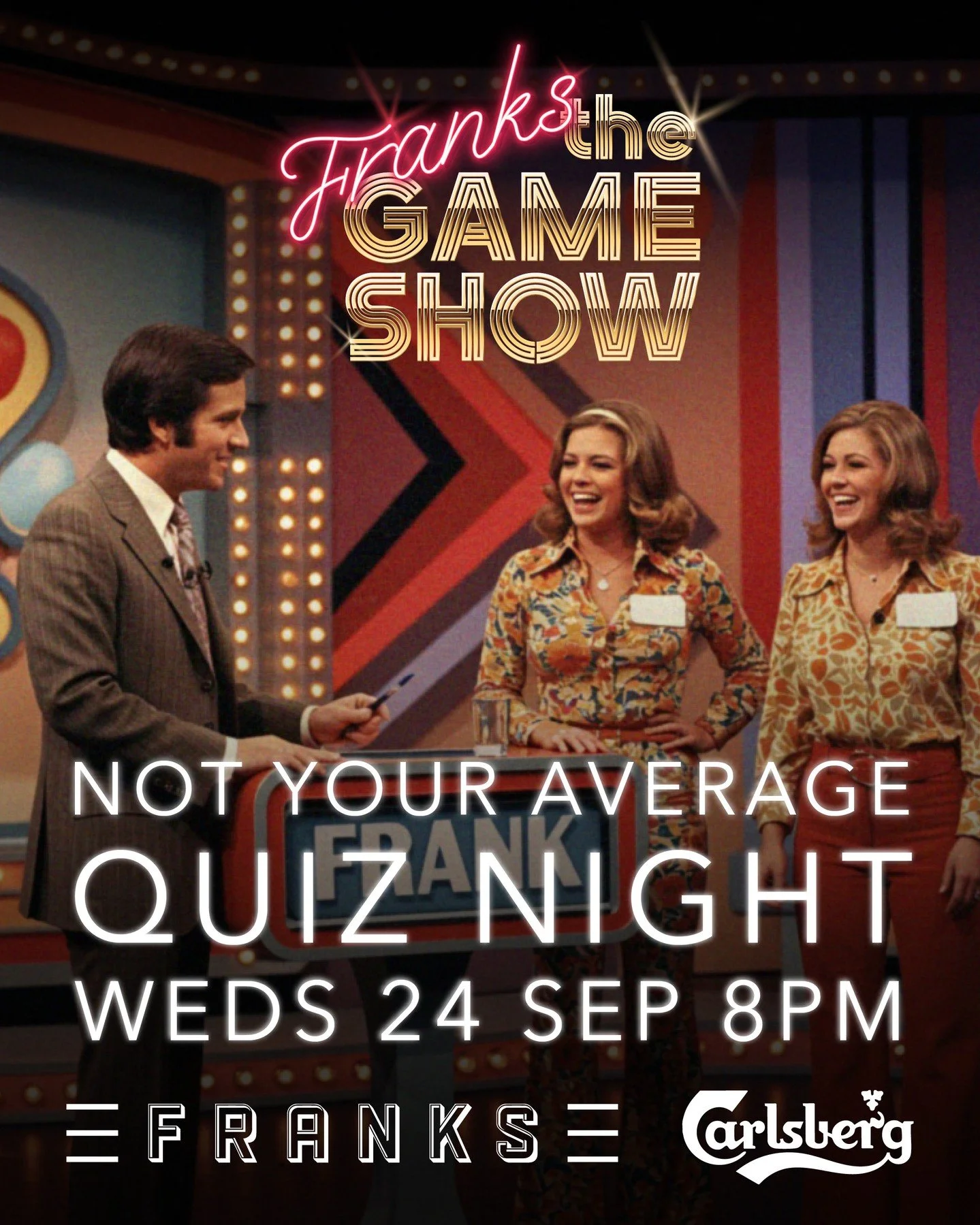 Win $4000 in prizes &amp; more ⁠
⁠
Wednesday 24th September⁠
8-10pm⁠
⁠
Quiz entry is 100HKD (includes 1 Drink)⁠ ⁠
⁠Book via link in bio⁠
⁠
Full prize list ⁠
⁠
$4000 in cash vouchers to spend at Franks⁠
Meatballs for your table⁠
A cuddly toy ⁠
A round
