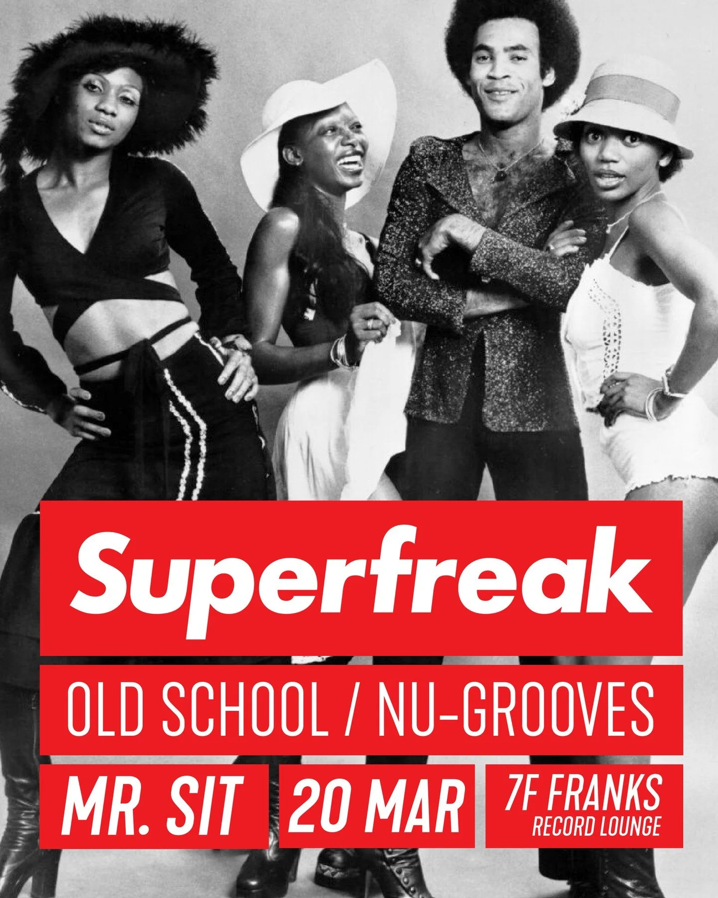 Superfreak with @ivansit852⁠
⁠
When we asked what his Superfreak event was about Mr.Sit said "It's old to the new, original vs re-edit, old school &amp; nu-grooves and definitely no Abba" ⁠
⁠
⁠Date: Friday 20th March⁠
Time: 9-Late⁠
No cover