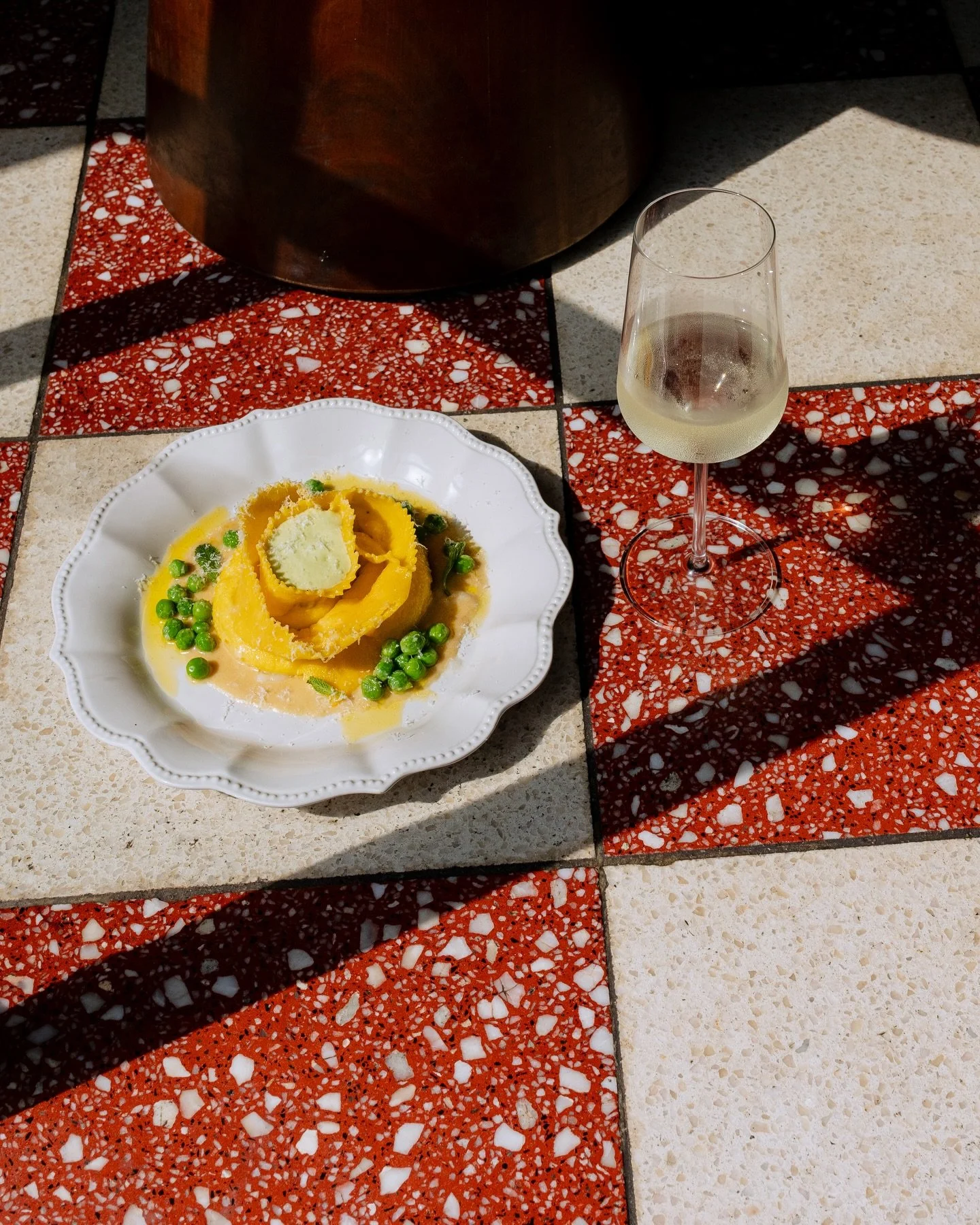 RAVIOLO

Homemade ravioli, ricotta, cacio e pepe, green pea crema, and mint. 
Smells fresh. Looks fresh. Made fresh. Only at FRANK&rsquo;S.

Spring menu is here &mdash; book your table now.