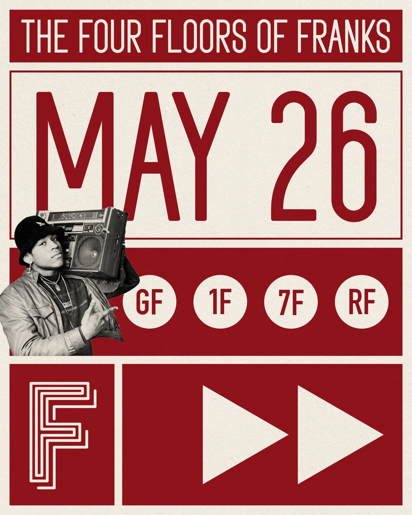 What&rsquo;s on at Franks this month?

On 7/F

8th Latin Jazz w/ @jkash808
9th 80s &amp; Beyond w/ @qozello 

15th Fusion 115 w/@tigaroc__
16th 90s House Party w/ @bad.bambino

21st Unique Boutique w/ @lam.paul.w &amp; @rhysturner

22nd Super Freak w