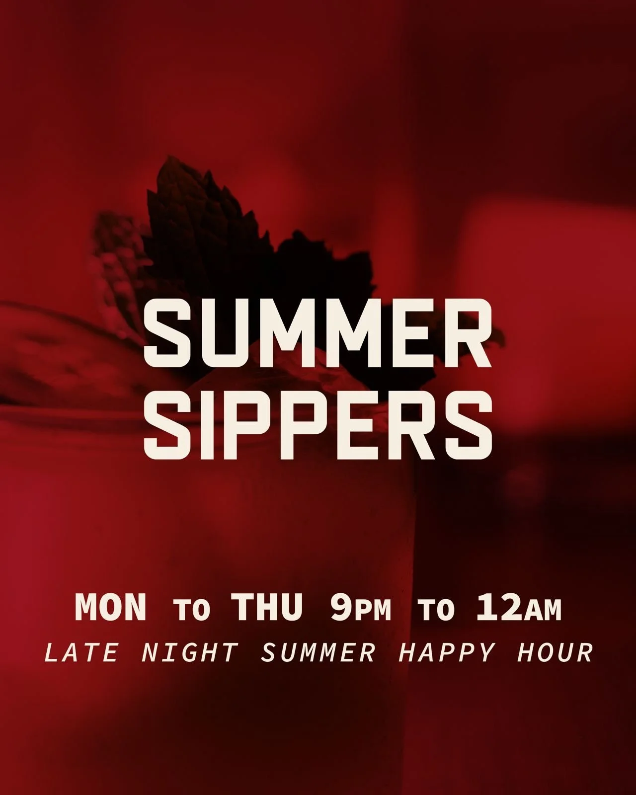 One happy hour wasn&rsquo;t enough so now we have two.

Late nights, cold drinks, no reason to leave early. New summer happy hour at G/F &mdash; house wines, Carlsberg beers, mixers and summer cocktails at prices that keep you out past midnight.

Sta