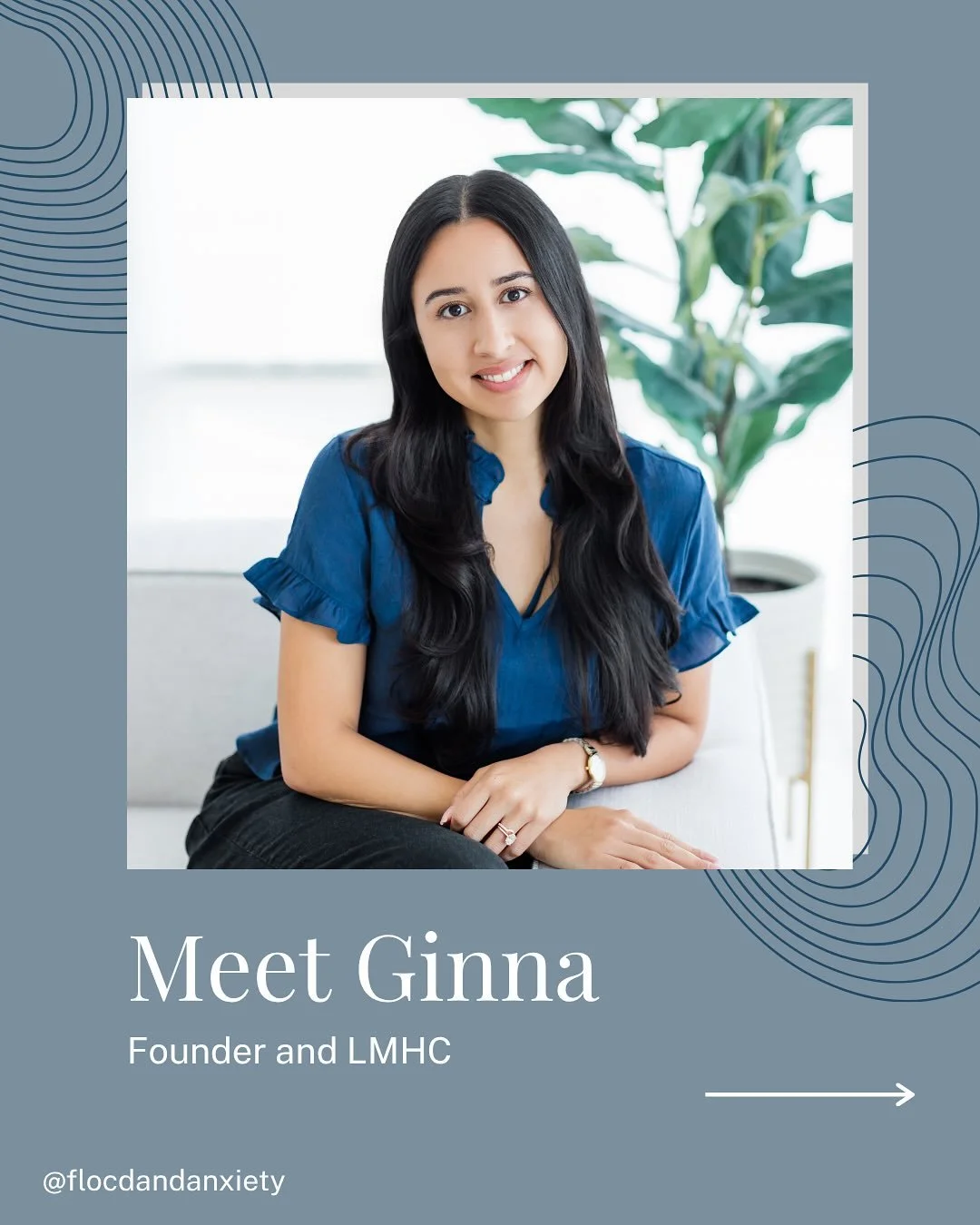 Meet Ginna 👋 Founder and Licensed Mental Health Counselor at Florida OCD &amp; Anxiety Specialists.

Ginna understands living with OCD can feel like you&rsquo;re stuck in a loop of fear, doubt, and constant &ldquo;what-ifs&rdquo;, and that you might