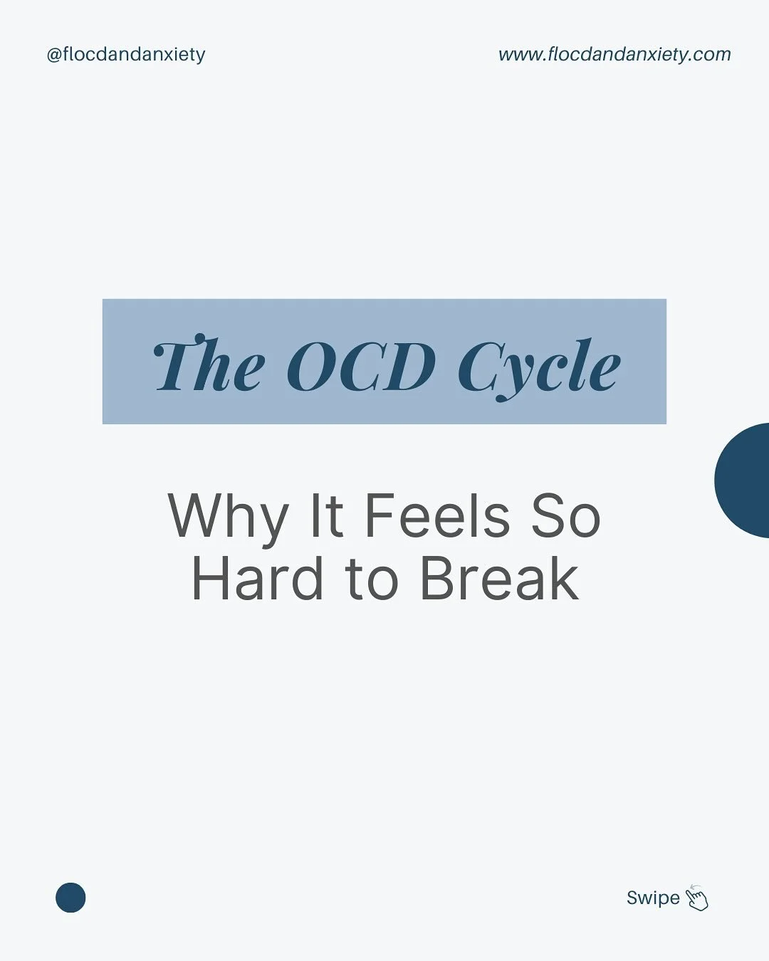Here&rsquo;s the truth:

OCD isn&rsquo;t giving you information, it&rsquo;s giving you alarm signals that don&rsquo;t match the situation.

You&rsquo;re not meant to solve every &ldquo;what if.&rdquo;

It&rsquo;s not easy work. It requires learning t