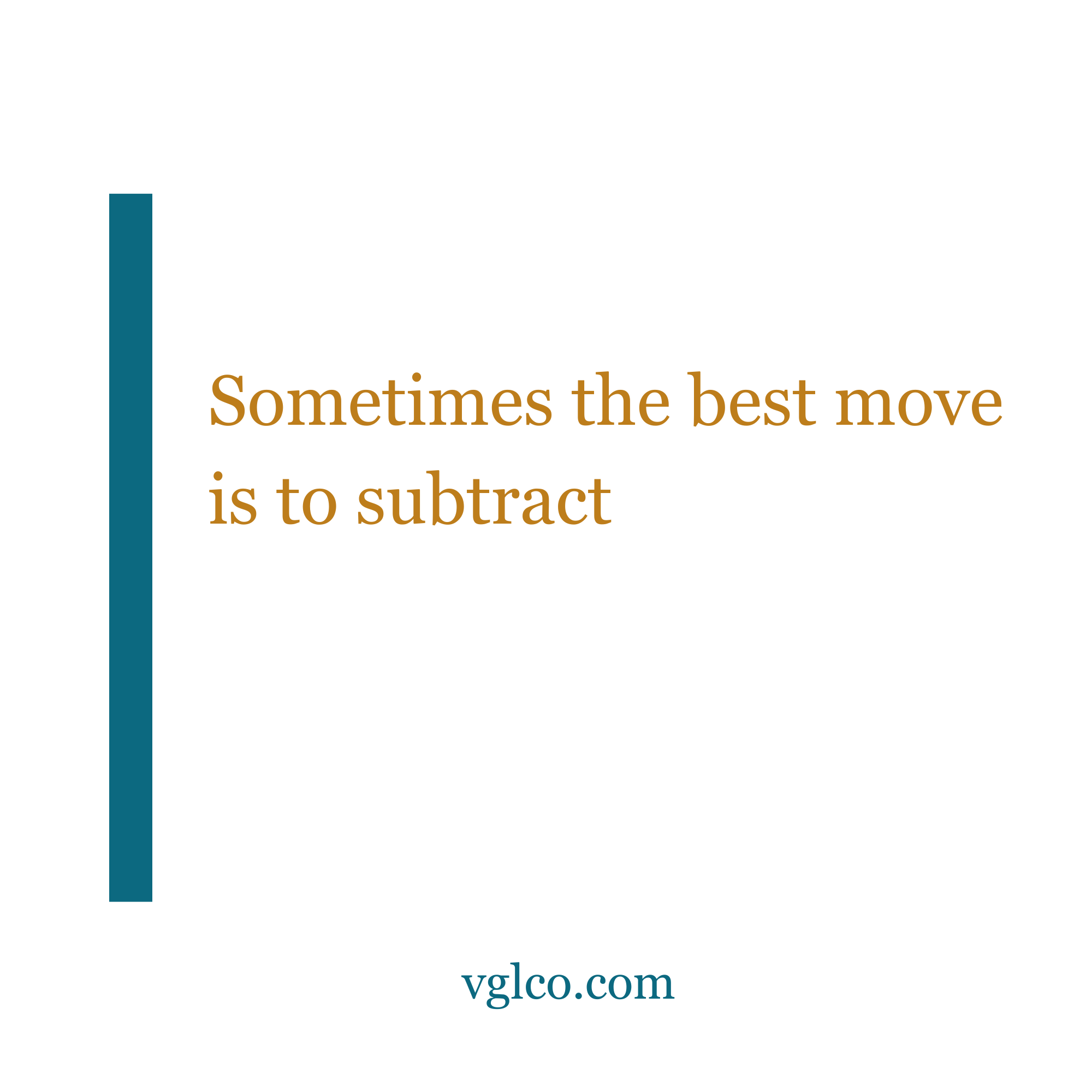 The Case for Subtraction: How Founders Get Their Time Back