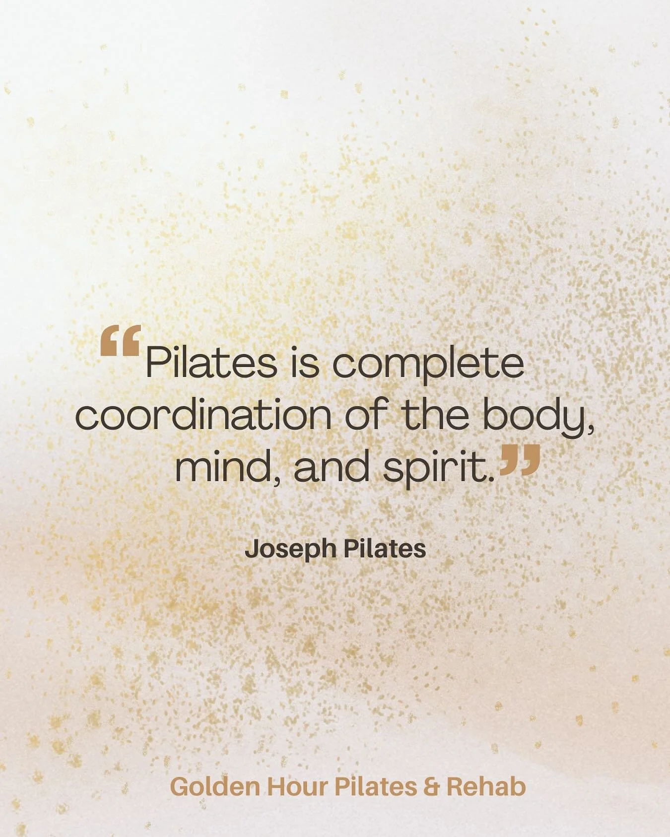 As the holiday season gets busy, don&rsquo;t forget to care for your body, mind, and spirit. Pilates helps bring everything back into balance&mdash; strength, mobility, and mindfulness. 💛💫

At Golden Hour Pilates &amp; Rehab, our PT-guided Pilates 