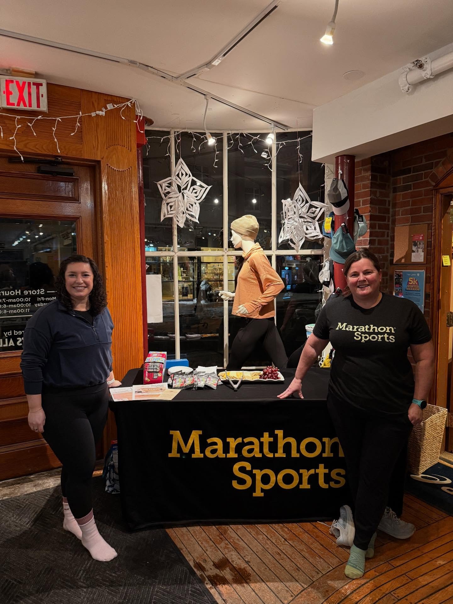 Big thanks to Marathon Sports for hosting such a fun night of Mat Pilates for runners! 🏃&zwj;♀️🧘&zwj;♂️ 

Loved getting to move, stretch, and talk about how Pilates supports running. We focused on core strength, stability, and movement that support