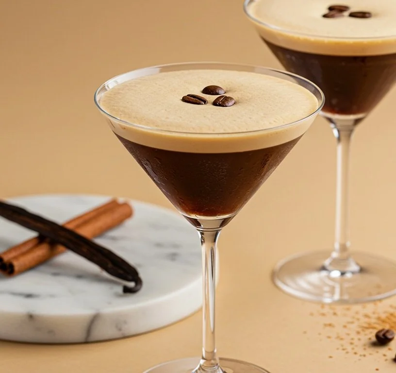 Taking the classic Espresso Martini up a notch with a bold twist. ☕✨

Recipe:
2oz Mexican Nitro Coldbrew
2oz Vodka
3/4oz Simple Syrup
1 Eggwhite (for that perfect foam)

Shake it, strain it, and garnish with coffee beans for that signature touch.

#e