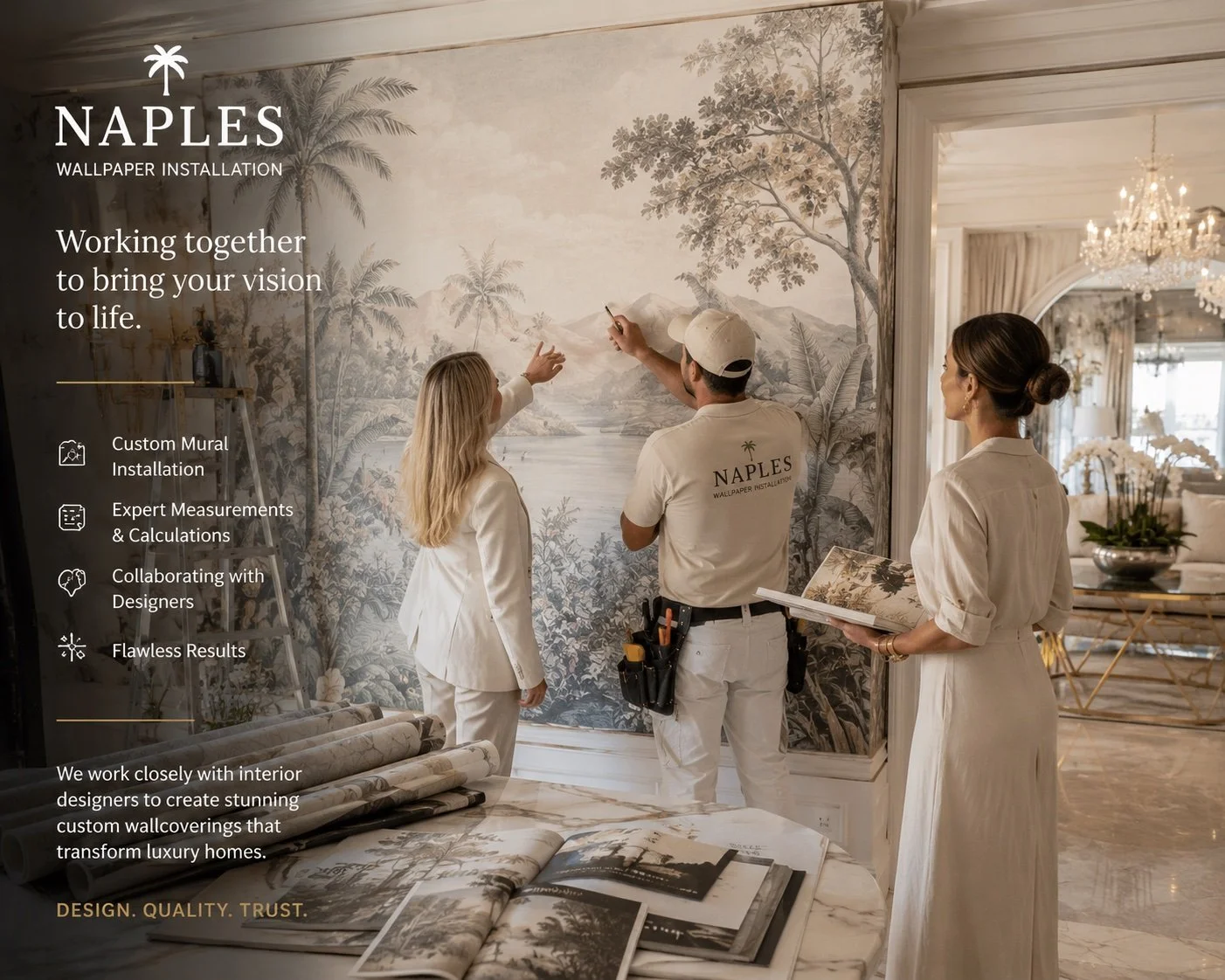 Why Interior Designers Choose Naples Wallpaper: A Trusted Installation Partner in Naples, Florida