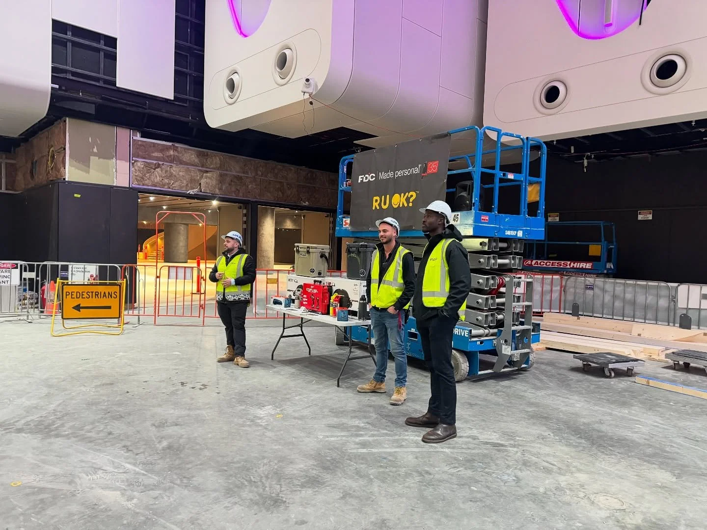 The construction industry faces alarmingly high suicide rates, making mental health awareness more important than ever. I was grateful to be part of FDC&rsquo;s R U OK? initiative, encouraging workers to check in on their mates and start meaningful c