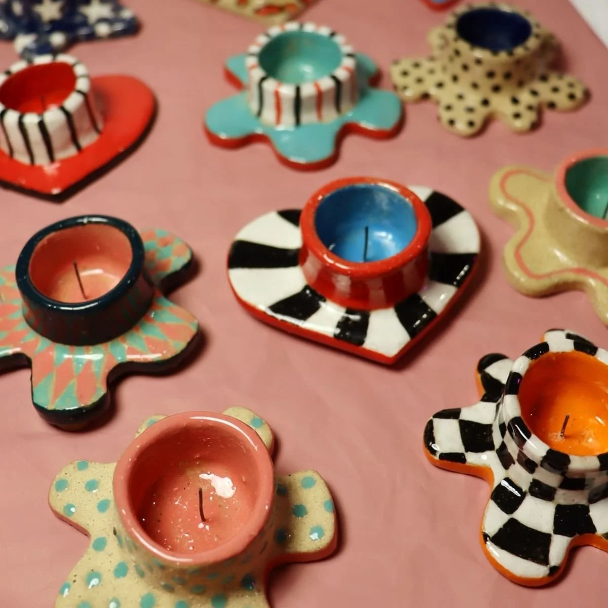 Kerzenständer Töpfern