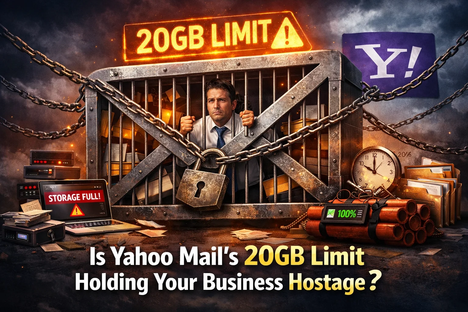 Is Yahoo Mail’s 20GB Limit Holding Your Business Hostage?
