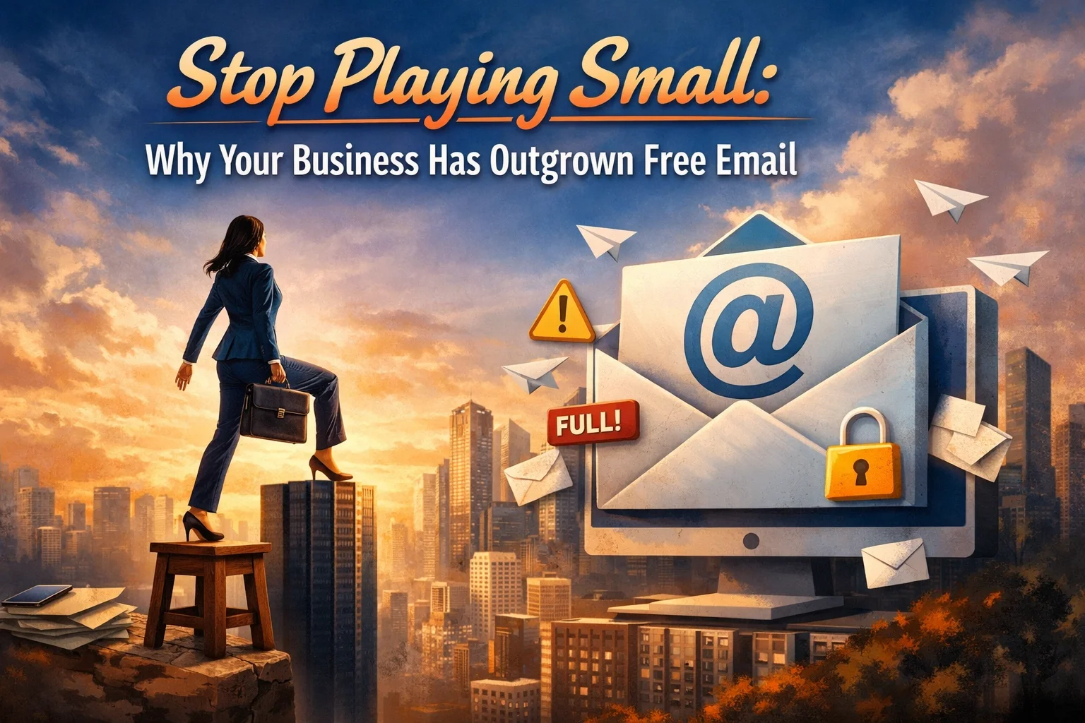 Stop Playing Small: Why Your Business Has Outgrown Free Email
