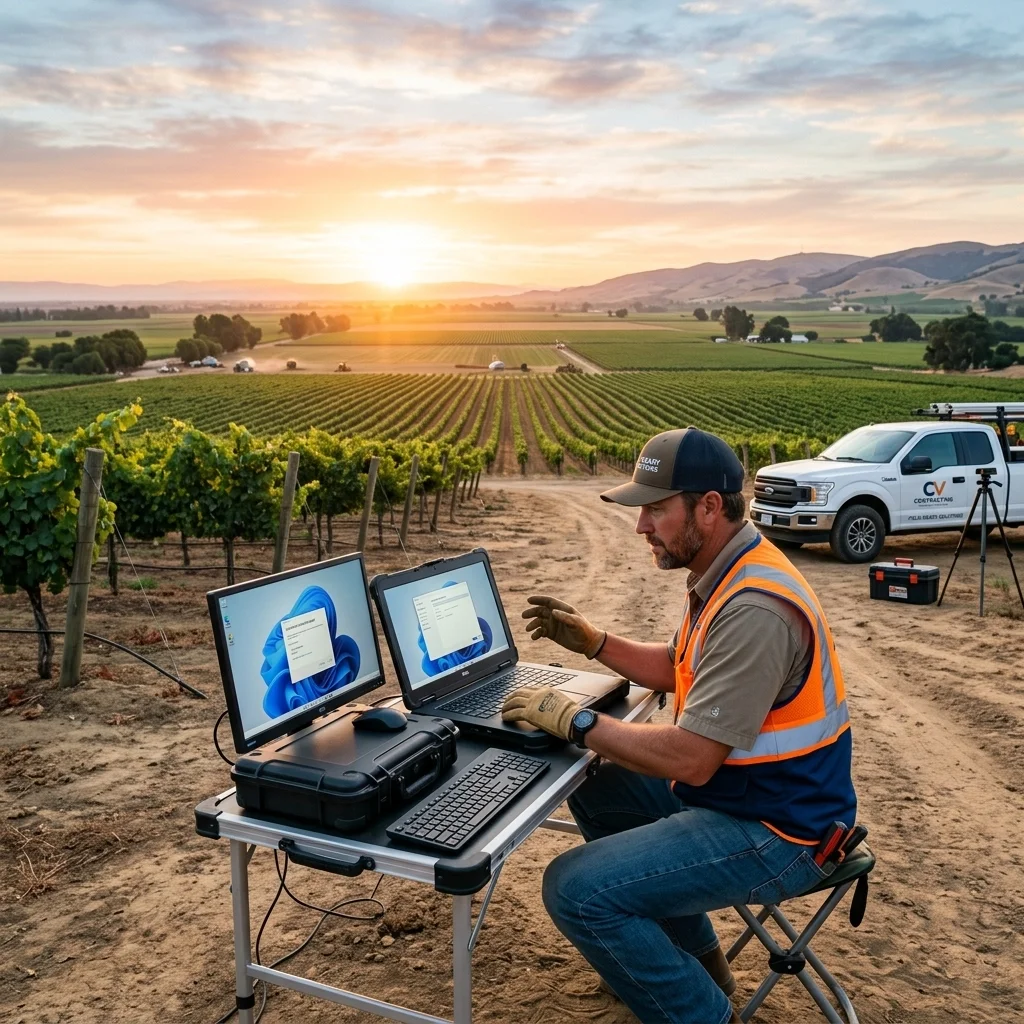 Field-Ready: The Contractor’s Guide to New Computer Setup in the Central Valley