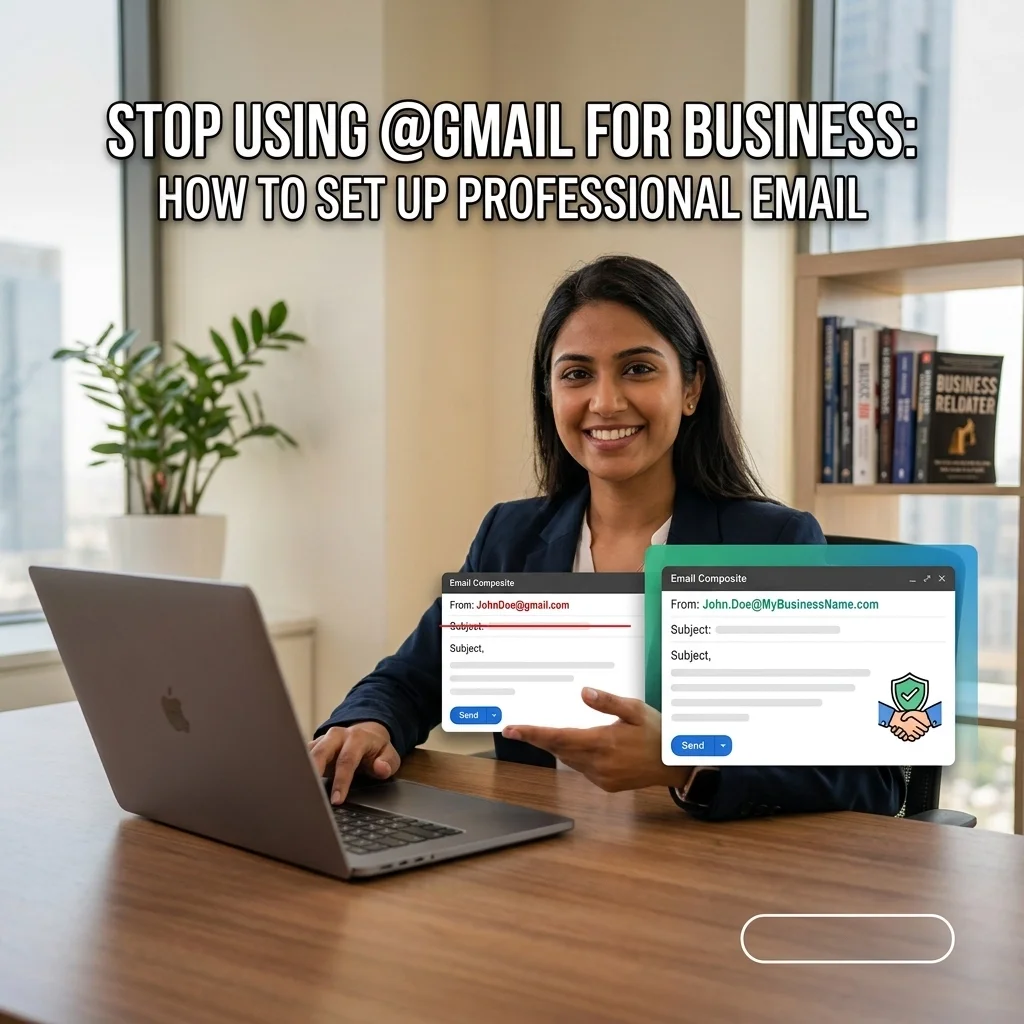 Stop Using @gmail for Business: How to Set Up Professional Email