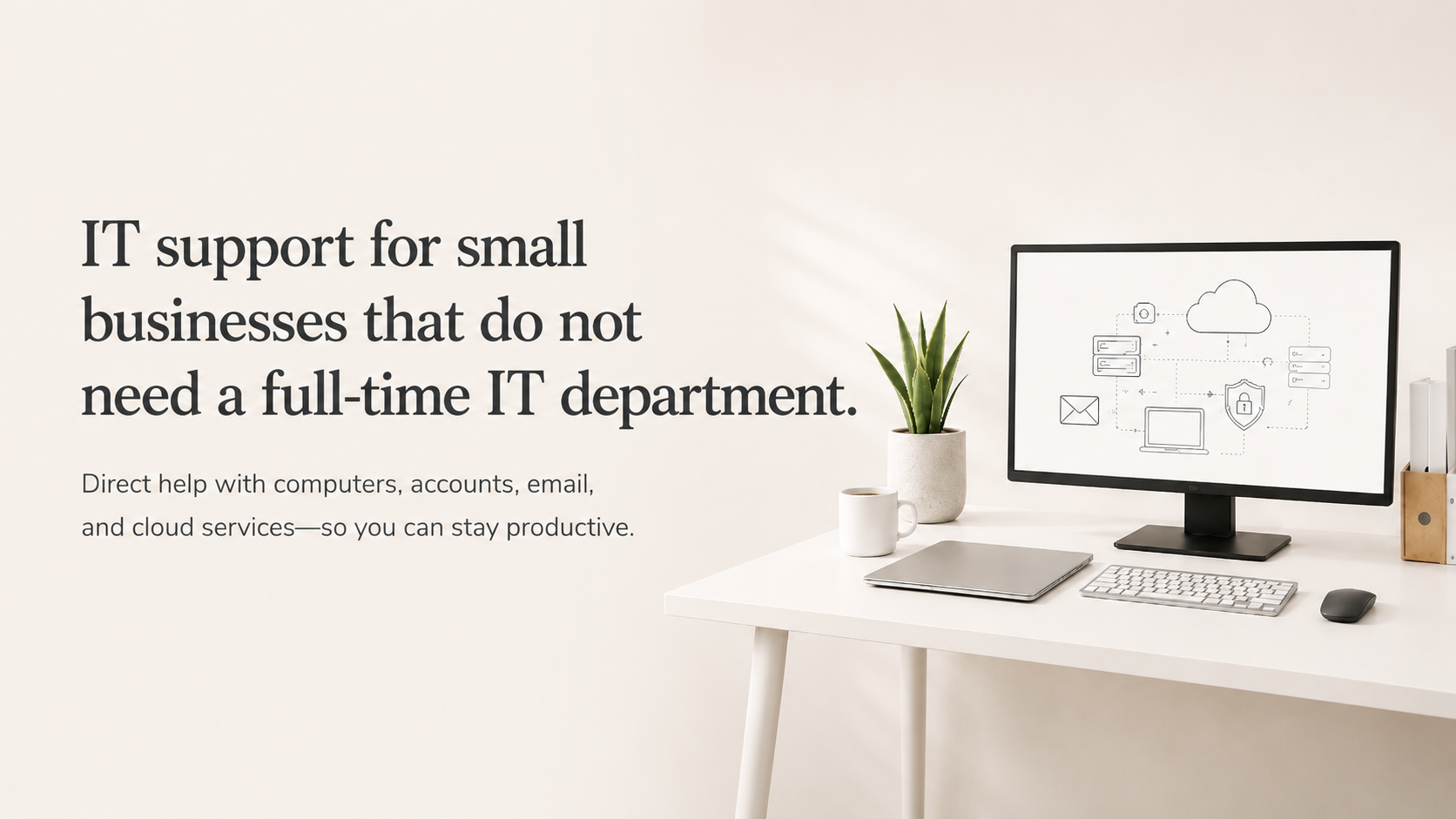 Small business IT support in Oakdale, California with computer, Microsoft 365, email, cloud services, and remote support.