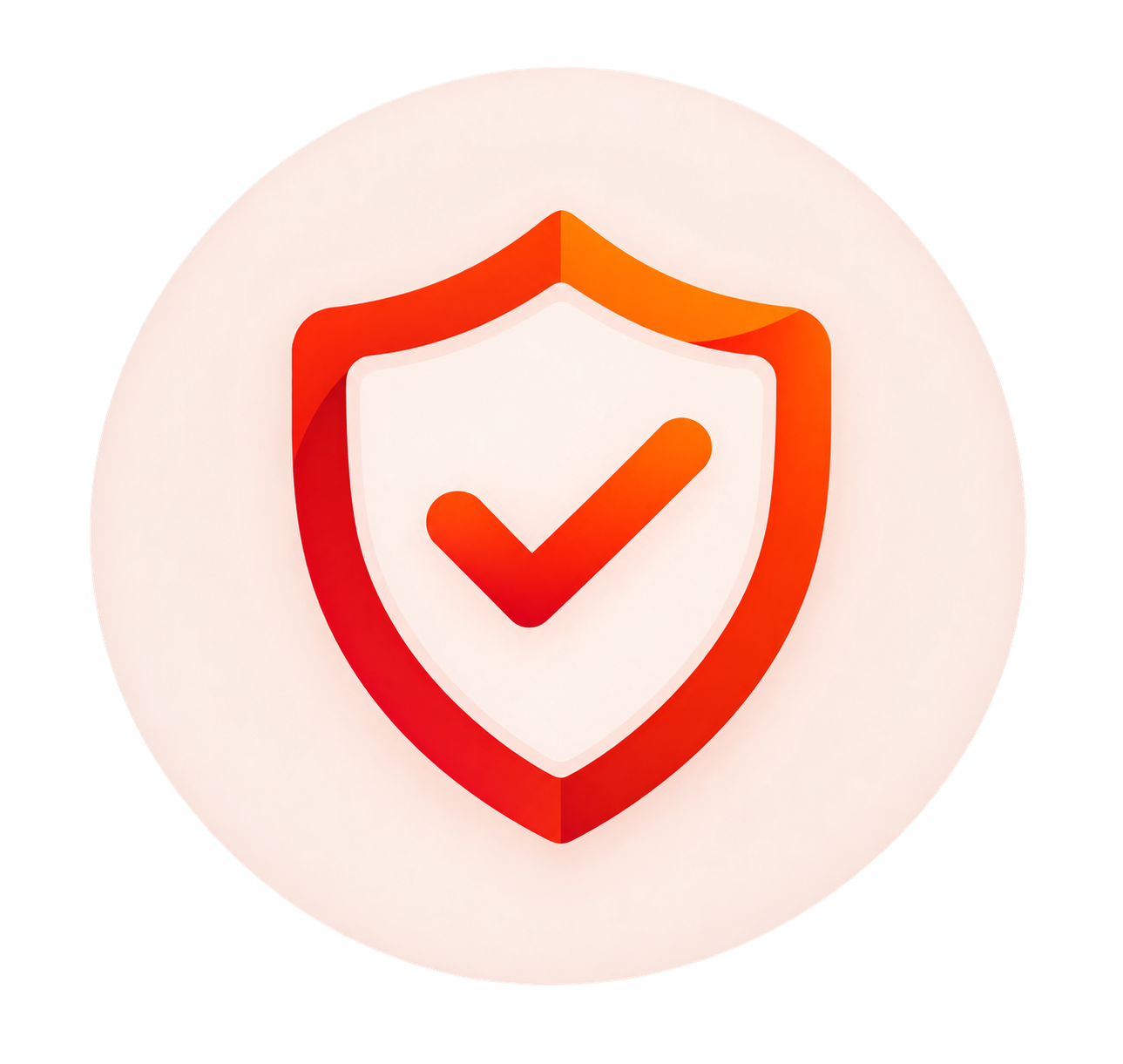 Security shield icon representing small business security, backups, account protection, and computer maintenance.