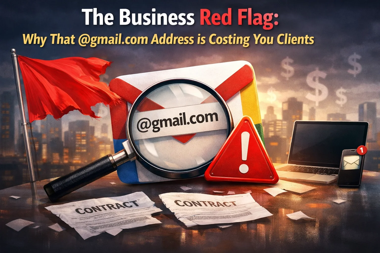 The Business Red Flag: Why That @gmail.com Address is Costing You Clients